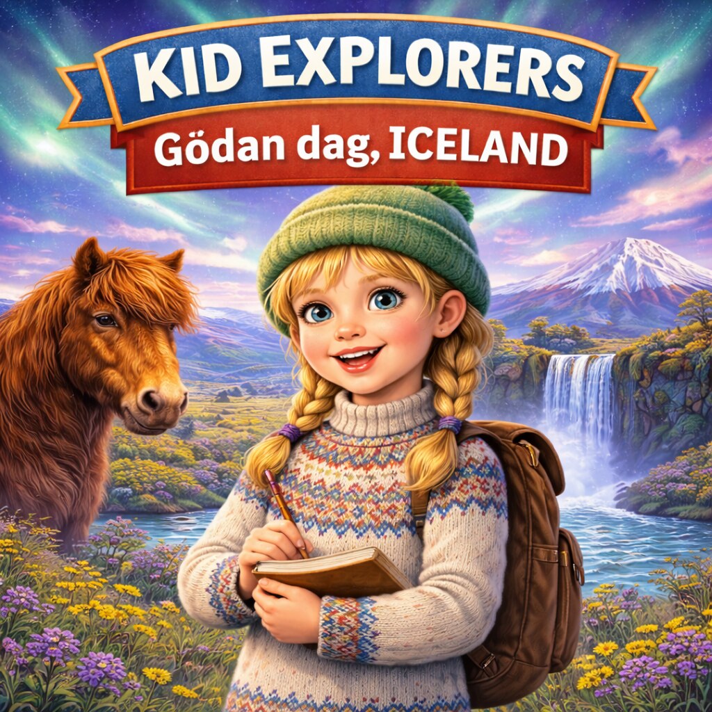 Kid Explorers Iceland book cover
