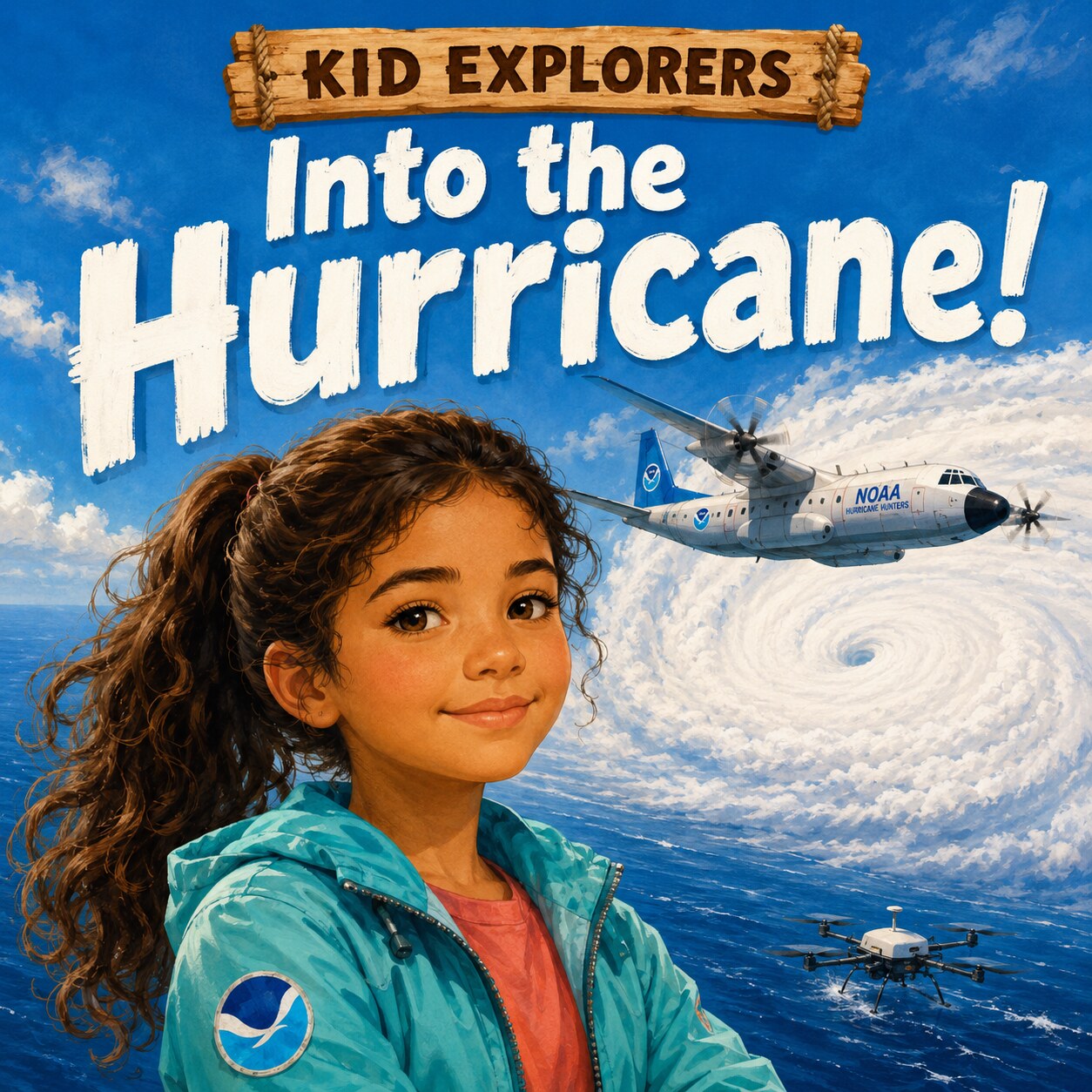 Cover of Kid Explorers Into the Hurricane