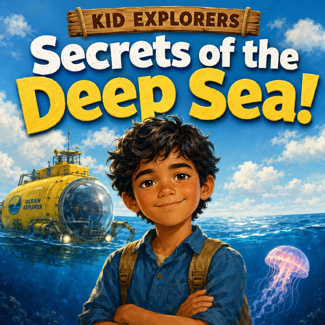 Cover of Kid Explorers Secrets of the Deep Sea