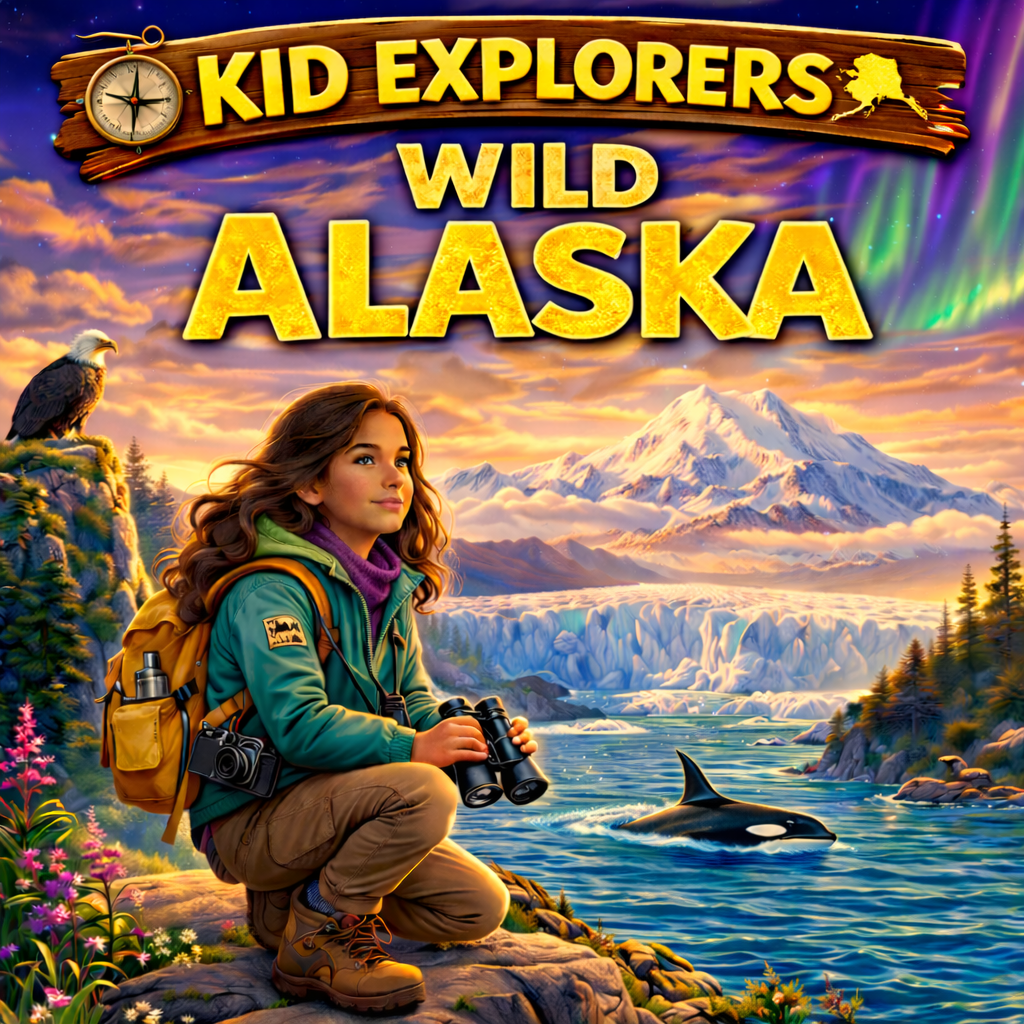 Kid Explorers Wild Alaska book cover
