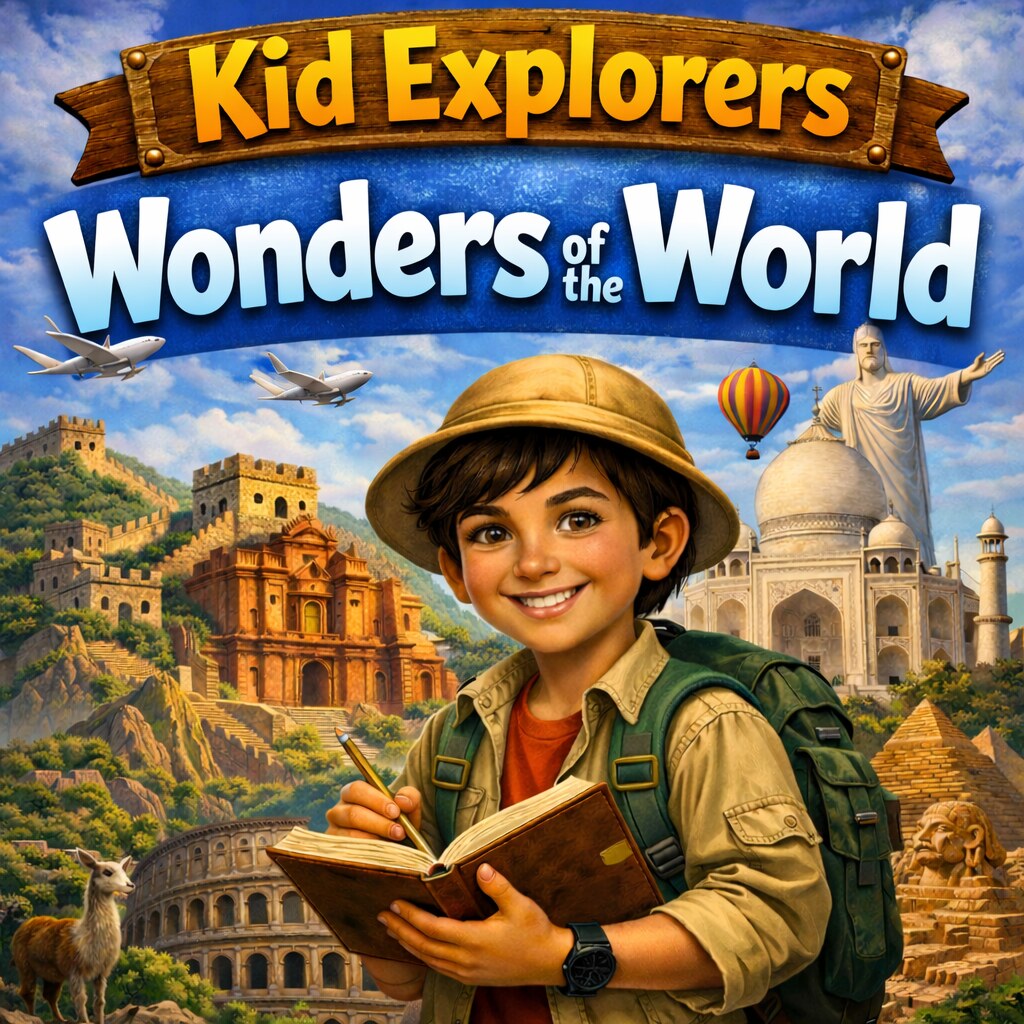 Cover of Kid Explorers Wonders of the World